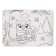 Puzzle in the frame "Forest animals", 34 details + coloring