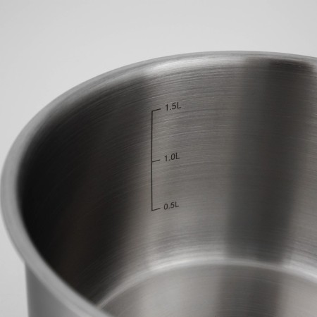 Bucket "General catering", 1.8 l, d = 16 cm, h = 9 cm, metal cover, metal handle, with a heat distribution layer-4