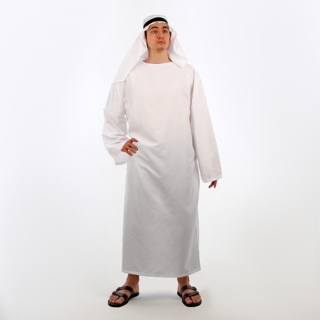 Sheikh carnival costume, hoodie, headdress, p. 46-48-1