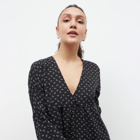 Women's dress Minaku: Green Trend Black Color, Rr. 48-4