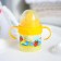 Children's player with solid nose "Fruit party", 150 ml., With handles, color orange color