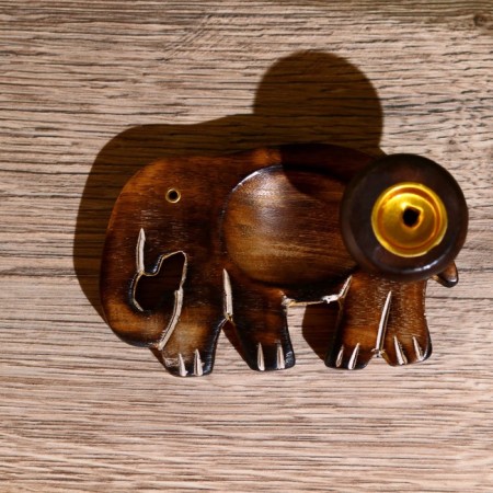 Standing for incense "Elephant" tree 10x7x5.5 cm-1