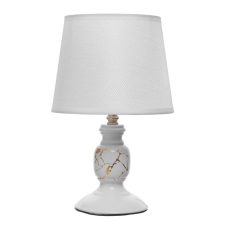 Dorofai table lamp E27 40W white-gold 18x18x29 cm-5