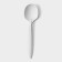 A set of disposable spoons from corn starch Nature, 14.3 cm, 6 pcs, color mix