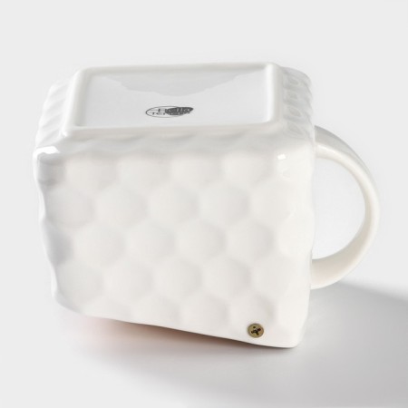 Porcelain Bank for bulk products with a spoon Bellatenero, 950 ml, white color-7