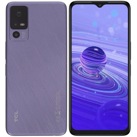 Smartphone TCL 40R 5G, 6.6 ", 4 GB, 128 GB, 50 MP, 8 MP, 2 SIM, 5000 mAh, purple