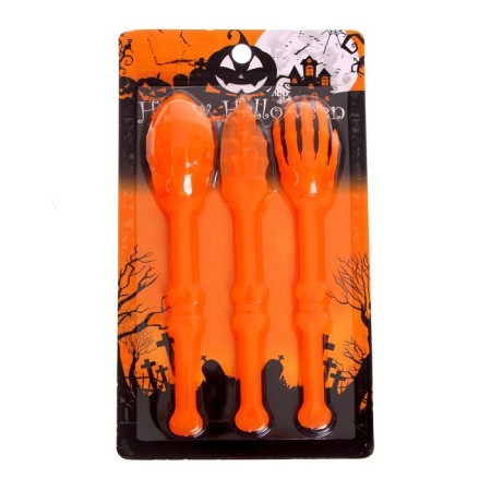 Set of devices "Halloween" fork, knife, spoon
