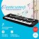 Musical toy "Piano: Pianist", 37 keys, sound effects, works from batteries