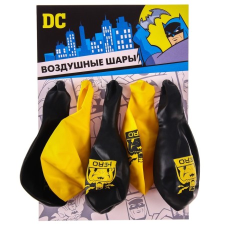 Batman Airy ball, 12 inch, latex, 5 pieces, superheroes-2