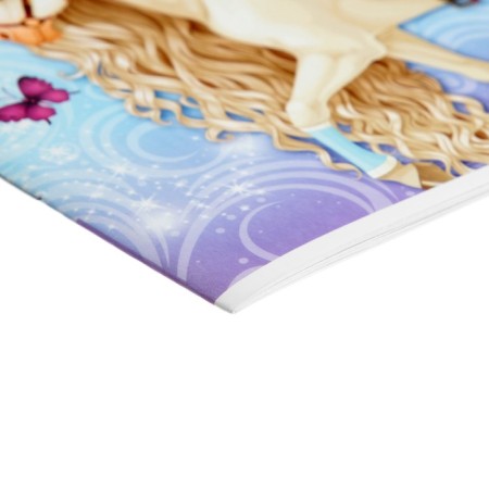 Album for drawing A4, 8 sheets on the paper clip "Princess", covered cardboard, internal block offset 100 g/m²-2