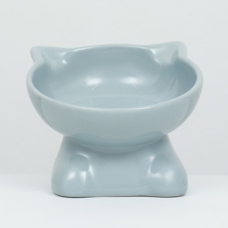 Ceramic “Kisa” bowl on a stall-lapcs 200 ml 13 x 12 x 8 cm, gray-2