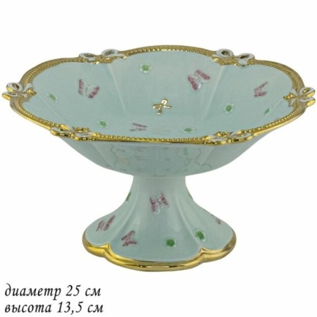 Lenardi candy "Butterflies", on the leg, 25 cm, menthol color