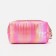 Lightning cosmetic bag, bright pink color