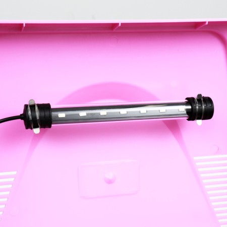 The Seastar HX-320F Aquarium includes: LED lamp, filter, 18 l, pink-6