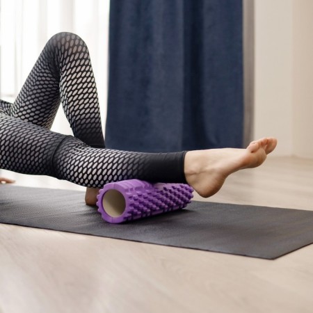 Massage roller SANGH, 30x10 cm, purple color-5
