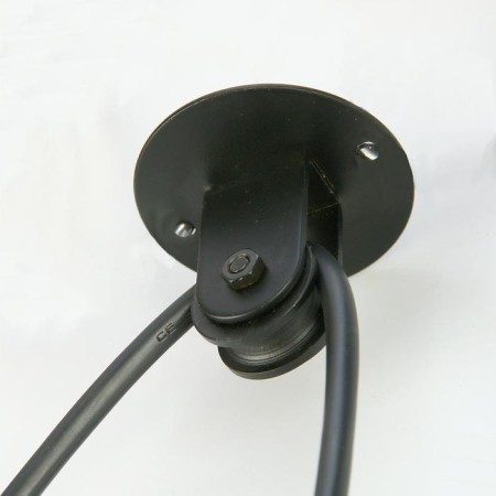 Spring chandelier "Spider" E27 5x40W Black 85x85x75 cm-1