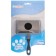 Delight packer plastic, hard cord, middle, black-blue