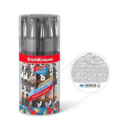 Ballic handle Erichkrause Colortouch Walkers, node 0.7 mm, blue ink blue-1