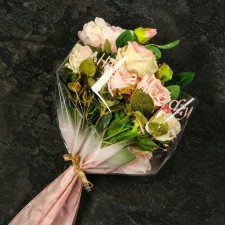 Package Flower cone, pink, 36x20x45cm ± 1cm