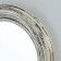 Wall mirror, round gray 54.5x54.5x3.5 cm