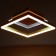 Causteen with PDU 1346/1 LED 80W 3000-6000K gold 43x43x9 cm Bayerlux