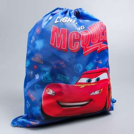 A bag for shoes 420 x 350 mm, car "lightning maccuine" (soft polyester, density 210d)-3