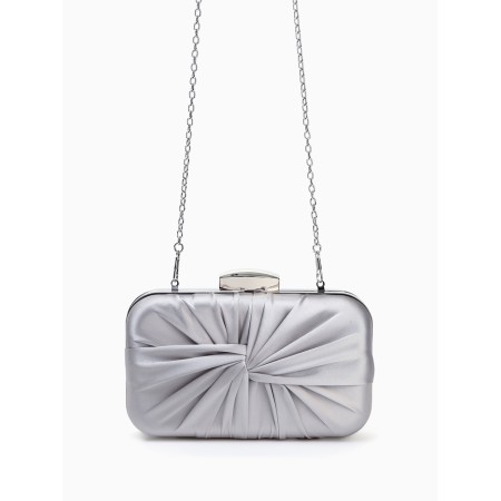 Female bag on farmar, silver color