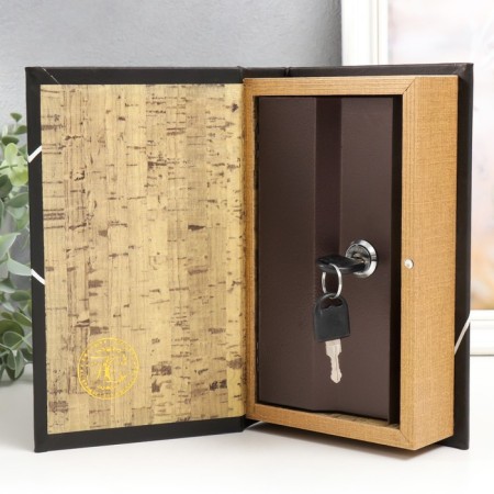 Safe Brush Tree to the leatherette "Home. Design" Black 21x13x5 cm-2