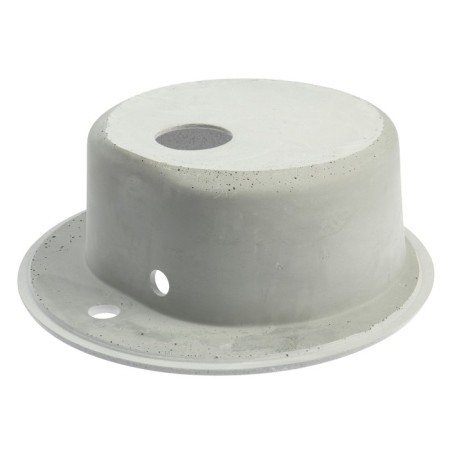 AGATA AG7C3 washing, Sredal, 500 x 180 mm, round, gray color-2