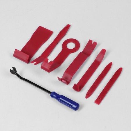A tool for parsing plastic in a car, reinforced, set of 8 items