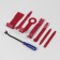 A tool for parsing plastic in a car, reinforced, set of 8 items