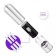 A set of electric mills KitFort KT-6011, gravitational, metal, from batteries, 2 pcs