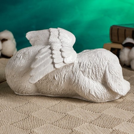 Piggy bank "Pesik Angel" 21x12cm, white-2