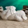 Piggy bank "Pesik Angel" 21x12cm, white