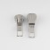 Automatic lock for lightning "Tractor", No. 5, 10 pcs, Nickel color