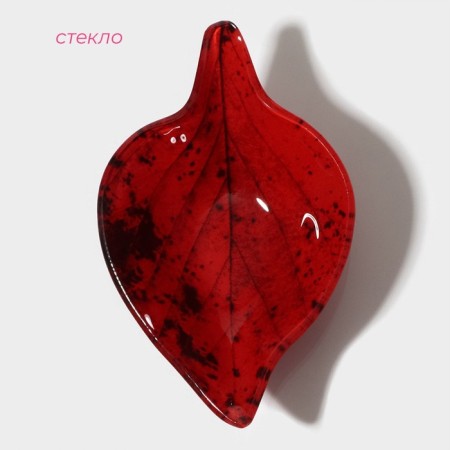 Glass shareholder "Liszt", 80 ml, 13 × 8.1 × 3.4 cm, red color-1