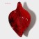 Glass shareholder "Liszt", 80 ml, 13 × 8.1 × 3.4 cm, red color