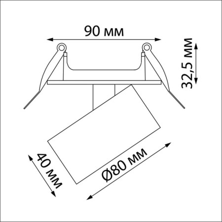 Intelled LED LED EDDY IP20 LED 4000K 18W-1