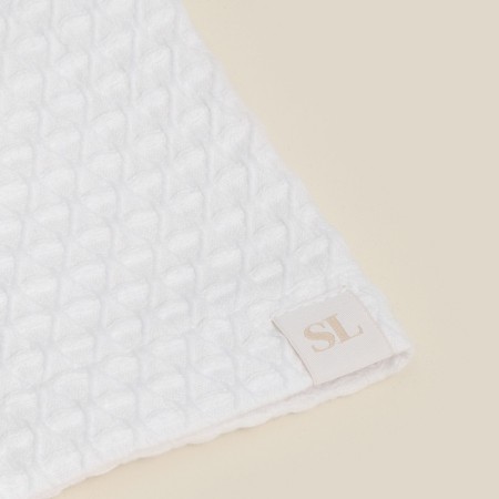 Waffle Women's bathrobe SL Home: Waffle "Blanc de Blanc", size XL, 100% cotton, 320 g/m2-10