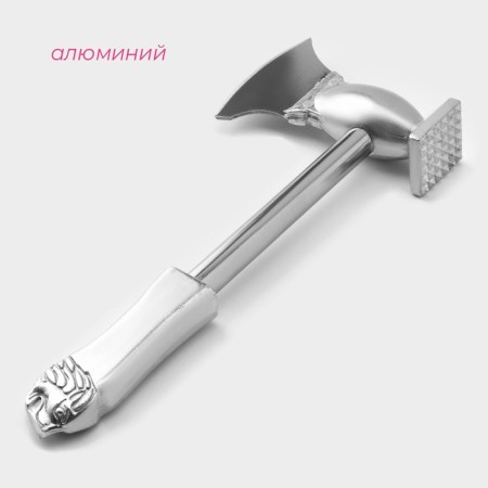 Молоток для мяса с топориком Доляна, 28 см-4