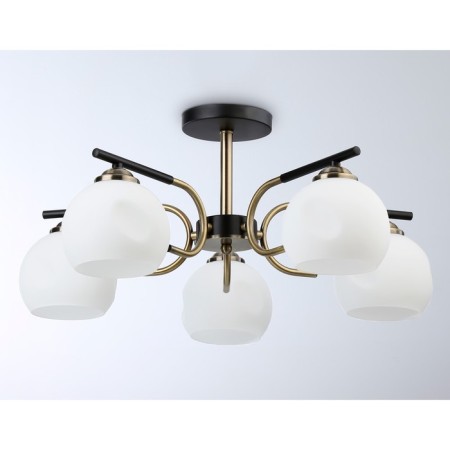 Suspended Ambrella Light, Modern, TR303312, 5HE27, Black Color, Copper-3