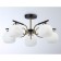 Suspended Ambrella Light, Modern, TR303312, 5HE27, Black Color, Copper