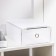 Box for storing a retractable share, 31 × 20 × 11 cm, white color