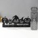 Summary Metal for 5 candles "Halloween. Pumpkin" black 14x29.5x6 cm