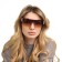 Women's Sunglasses "OneSun", UV 400, pipe 13.3 cm, lens 5.2x5.2 cm