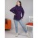 Female hoodies pt, size 50, purple color