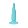 Anal plug, silicone, blue color, 12.5 cm