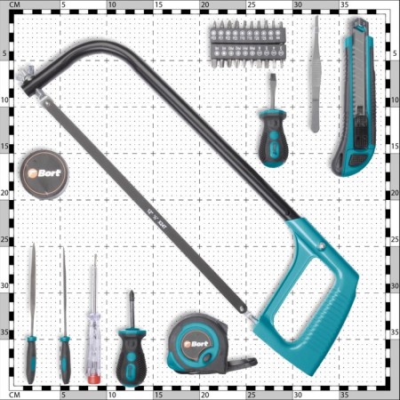 A set of manual tools Bort BTK-86-6