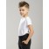 T -shirt for boys, height 116 cm, white color