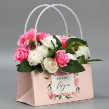 Flower package for you dear, 24 x 12 x 12 cm